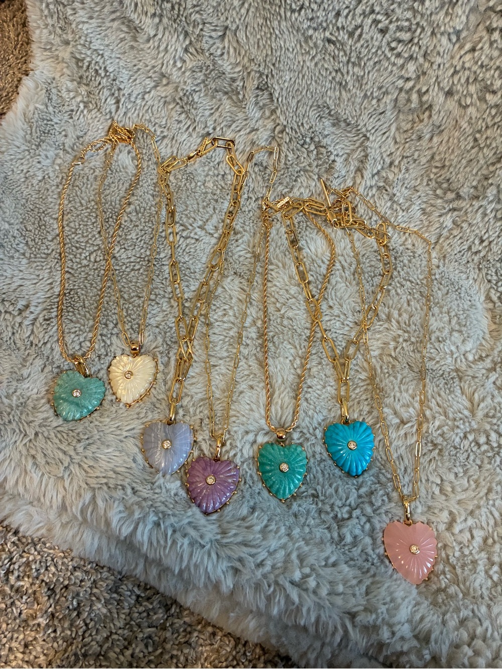 Thatch Malene Heart Clip or Bail Charm! Choose Color & Necklace